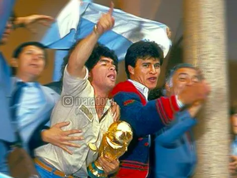 "Querido Bichi": Maradona y su saludo a Claudio Borghi