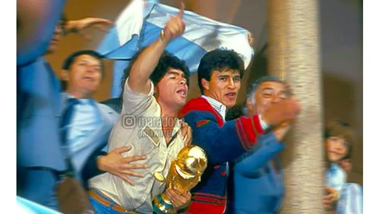 Maradona festejó con cariño el cumpleaños de Borghi en Instagram