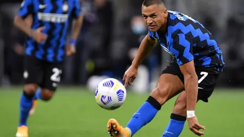 Alexis Sánchez tuvo buenos minutos ante Fiorentina