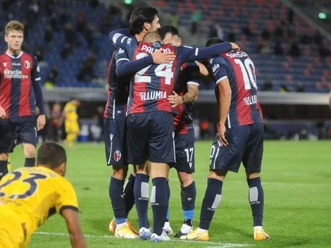¡Ojo Rueda! Medel vuelve con asistencia en goleada de Bologna