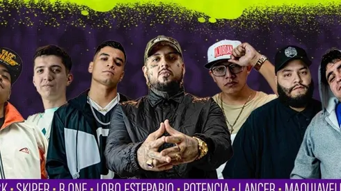 Los participantes de la segunda jornada de Combate Freestyle que transmitirá Space.