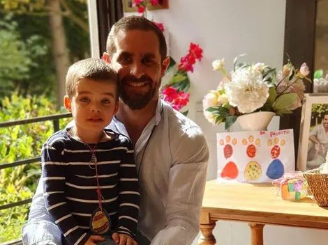 Viudo de Javiera Suárez comparte tierna foto igualito a su hijo