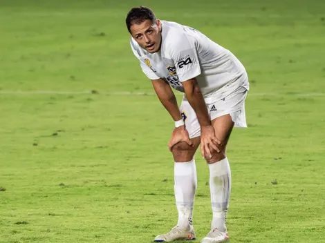 Chicharito Hernández no ve una en Los Ángeles Galaxy