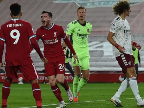 Liverpool mantiene campaña perfecta a costa del Arsenal