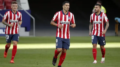 Luis Suárez en su estreno con la camiseta del Aleti
