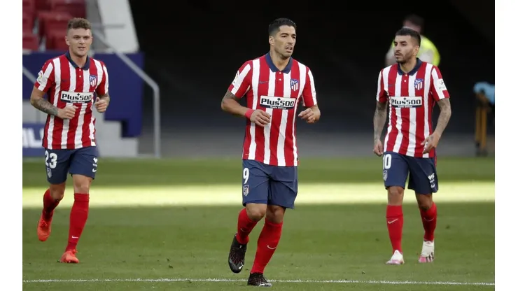 Luis Suárez en su estreno con la camiseta del Aleti