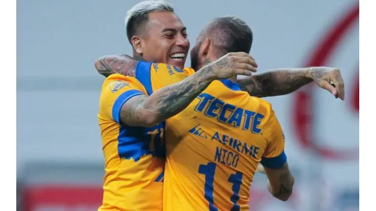 Vargas fue suplente, pero se las arregló para dejar su huella en la victoria de Tigres.