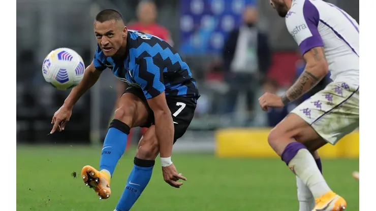 Alexis Sánchez fue destacado como el mejor jugador del partido que Inter le ganó a Fiorentina por Serie A