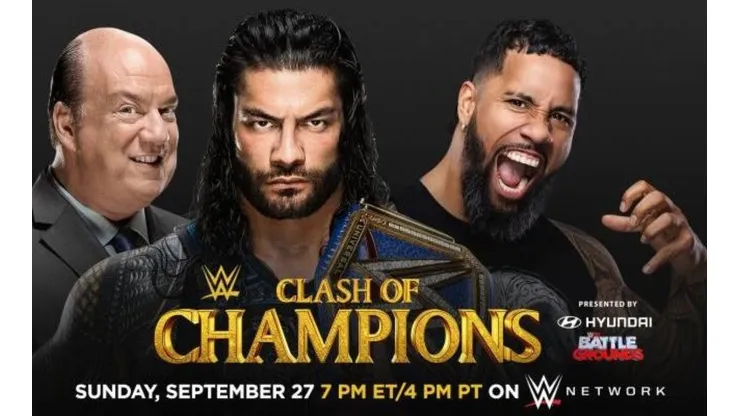 Roman Reigns y Jey Uso protagonizarán uno de los combates esperados por el título universal de la WWE en Clash of Champions 2020.