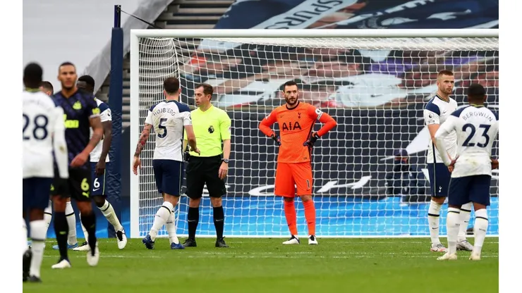 La cara de los jugadores del Tottenham lo dice todo