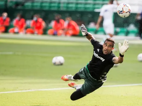 Claudio Bravo se lesiona a última hora en Betis