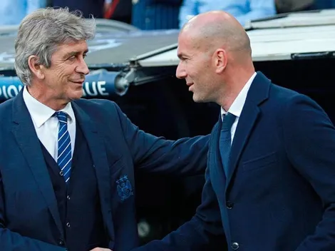 Zinedine Zidane llena de elogios a Manuel Pellegrini