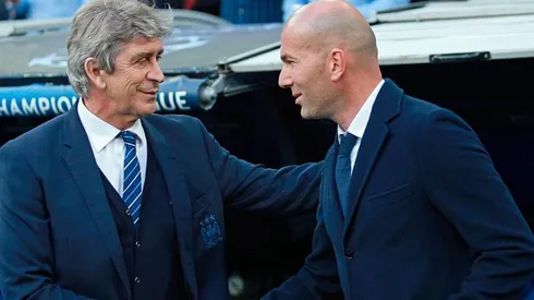 Manuel Pellegrini y Zinedine Zidane ya se cruzaron