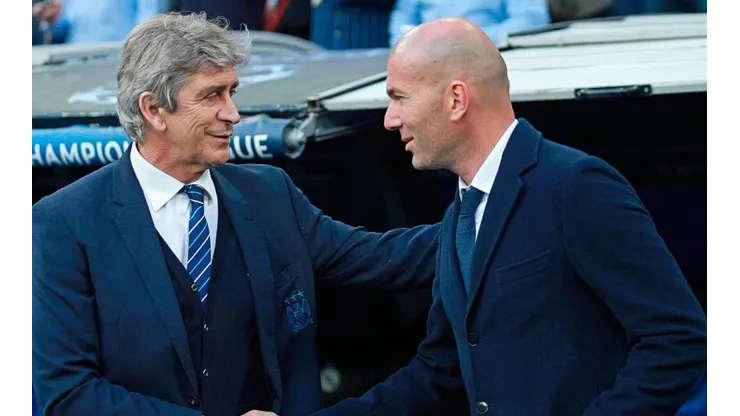 Manuel Pellegrini y Zinedine Zidane ya se cruzaron