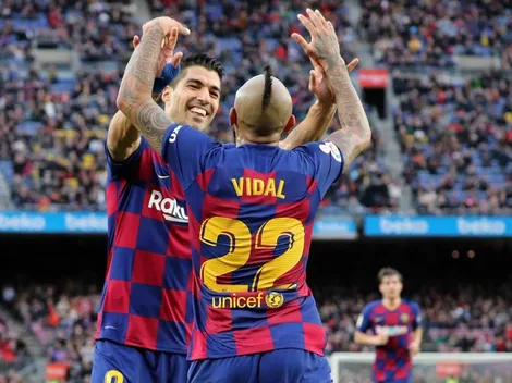 Vidal le desea éxito a Suárez en el Atlético con bello mensaje
