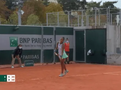 Daniela Seguel cae luchando en Roland Garros