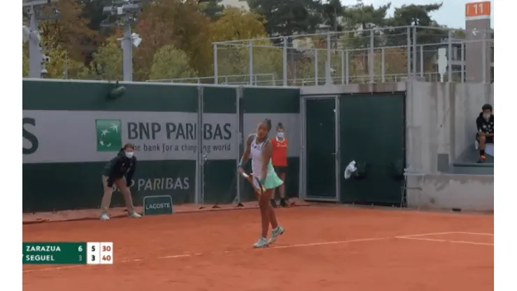 Daniela Seguel no se pudo meter al cuadro en Roland Garros