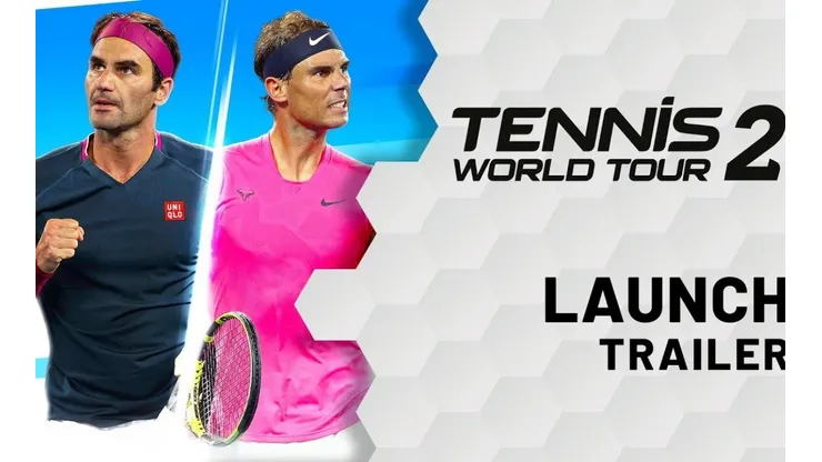Nadal y Federer en el tráiler de lanzamiento de Tennis World Tour 2