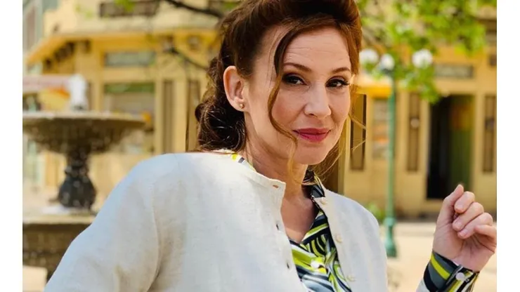 La actriz Sigrid Alegría brilló en el evento Vamos Chilenos, el fin de semana pasado.