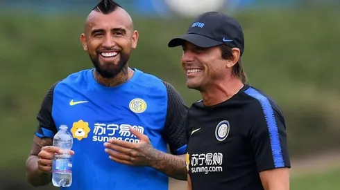 Antonio Conte está feliz por la llegada de Arturo Vidal a Inter
