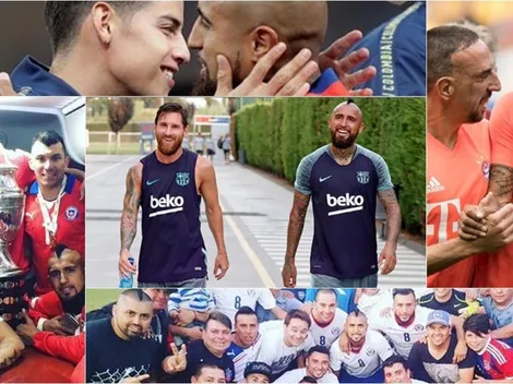 Messi y el millón de amigos de Vidal en el mundo del fútbol
