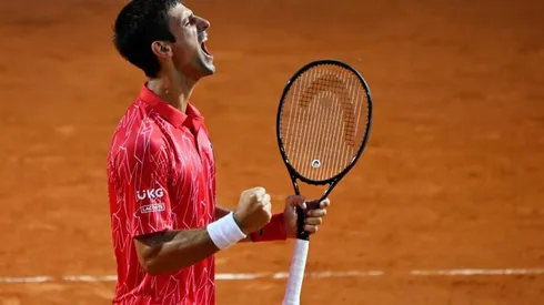 Nole viene de ser campeón en el Masters de Roma