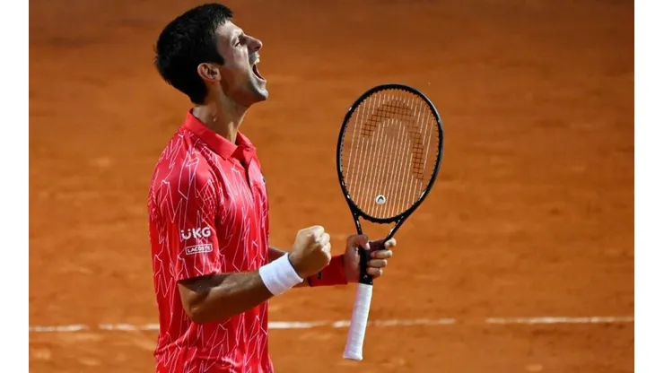 Nole viene de ser campeón en el Masters de Roma
