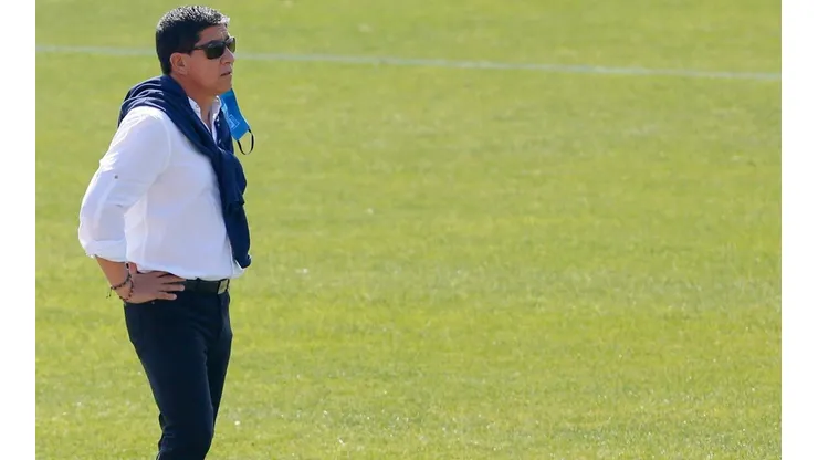 Jaime Vera en el último encuentro al mando de Deportes Iquique