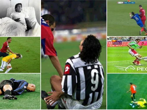 30 lesiones que marcaron el fútbol mundial y chileno de los últimos años