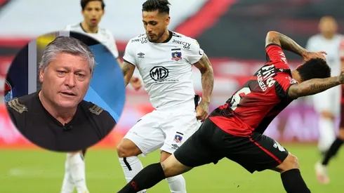 Pato Yáñez reacciona a la derrota de Colo Colo contra Athletico Paranaense.