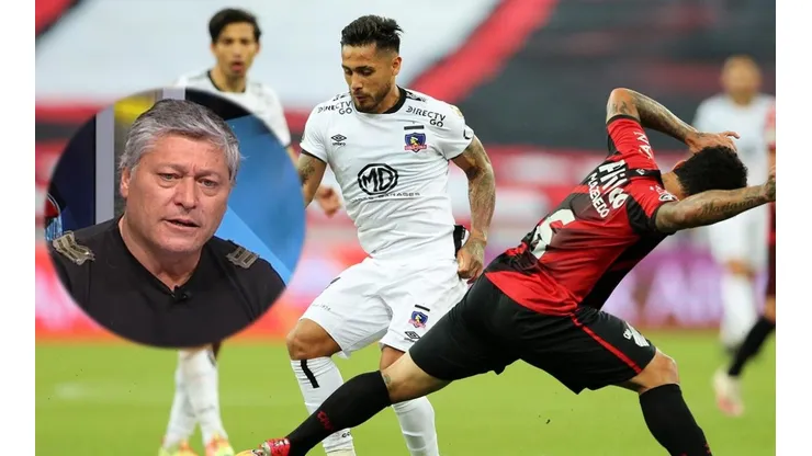 Pato Yáñez reacciona a la derrota de Colo Colo contra Athletico Paranaense.