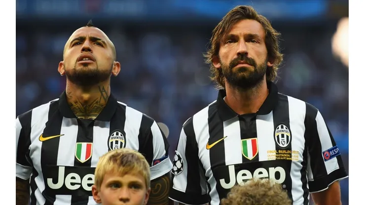 Arturo Vidal y Andrea Pirlo fueron campeones de todo lo que pudieron mientras estuvieron juntos en la Juventus
