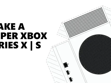 Xbox lanza la Xbox Series X y S a papel con escala real o pequeña