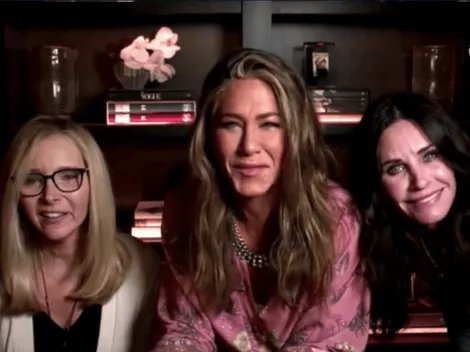Aniston se reúne con sus ex compañeras de "Friends" en los Emmy 2020