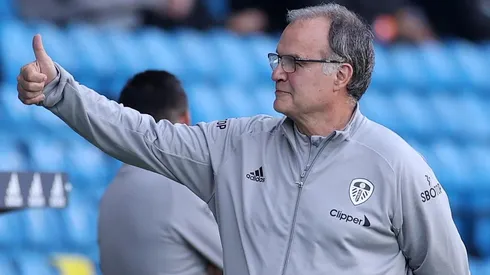Marcelo Bielsa contento luego de la victoria del Leeds United