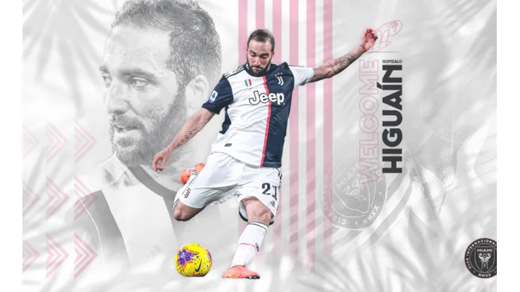 Higuaín firmó hasta diciembre de 2022 con el Inter Miami.