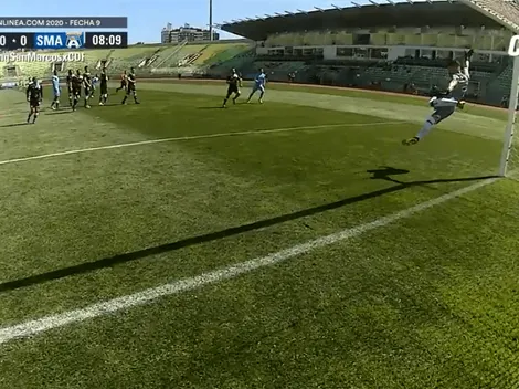 Insólito: gol fantasma de un metro en el Morning-San Marcos