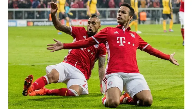 Thiago Alcántara fue compañero de Arturo Vidal durante tres temporadas en Bayern Múnich