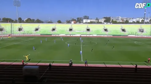 Faltaba el arquero de San Marcos al inicio del segundo tiempo.