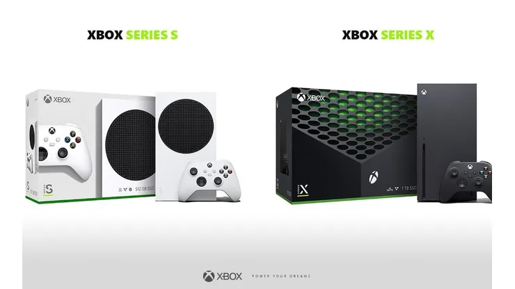 Cajas de la Xbox Series X y S