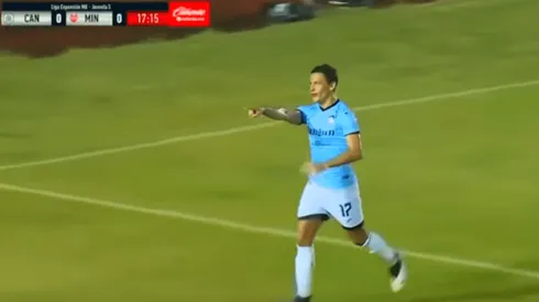 Isaac Díaz marcó con la camiseta de Cancún