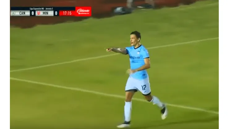 Isaac Díaz marcó con la camiseta de Cancún