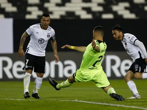 El gol de Suazo para el empate de Colo Colo ante Peñarol