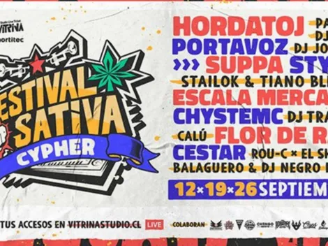 Festival Sativa agenda shows para los sábados de septiembre