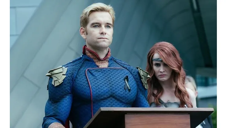 Homelander y Queen Maeve en una escena de "The Boys".