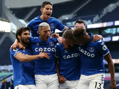 James y Everton se estrenan con un triunfo en la Premier League
