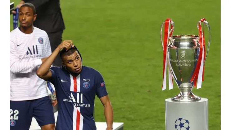Kylian Mbappé no pudo ganar la Champions con PSG