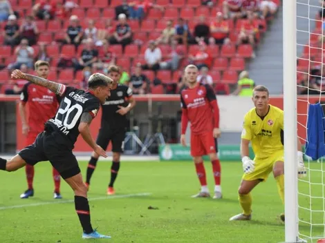 Video: Aránguiz marca en la goleada del Leverkusen