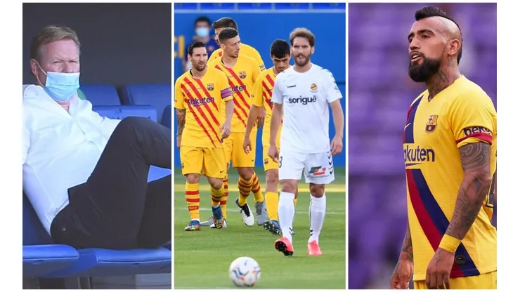 Koeman debutó con un triunfo, con Messi en la cancha y con Vidal fuera de la nómina.