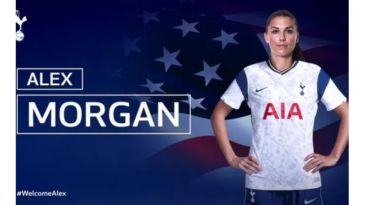 Alex Morgan es nuevo refuerzo del Tottenham femenino